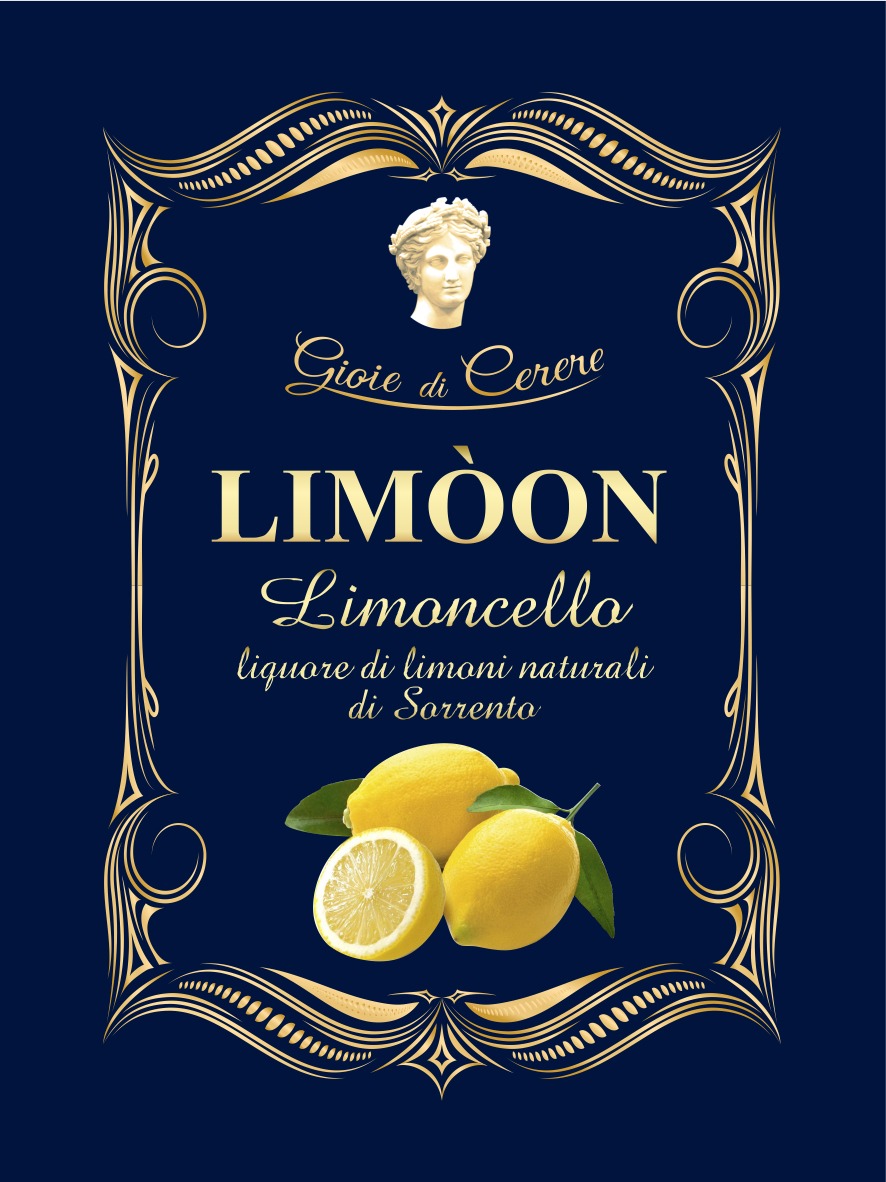 Limoncello, liquore di limoni naturali di Sorrento 